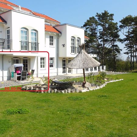 3 Zimmer Ferienwohnung Haus Meeresblick Mit Meerblick A005 Mit Suedterrasse Und Strandkorb Baabe Bagian luar foto